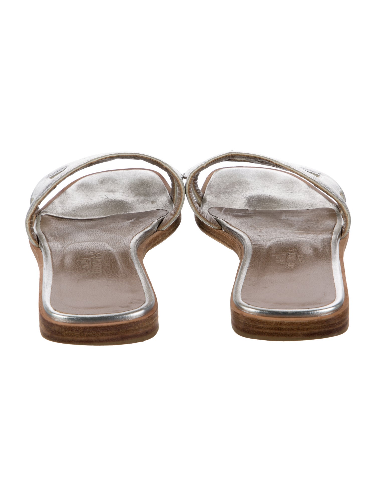 Hermès Omaha Leather Slides